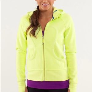 Lululemon Scuba Hoodie Clarity Yellow Size 8